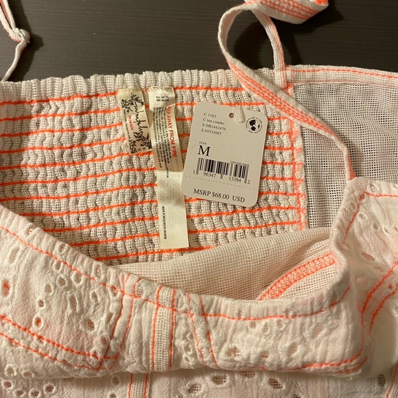 NWT Free People Eyelet Lace Corset Top - Picture 2 of 4